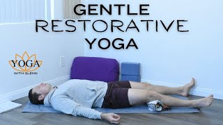 Deep Relaxation Restorative Yoga Flow for Stress Relief [upl. by Mapes370]