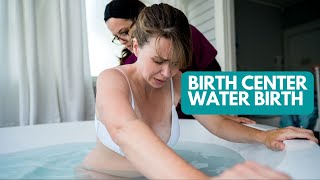 Birth Center Water Birth  Jacksonville Florida Doula and Birth Photographer [upl. by Sikram]