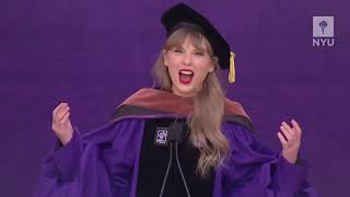 NYUs 2022 Commencement Speaker Taylor Swift [upl. by Arob]