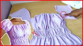 DIY Mens Shirt Transformation  Ruched Sleeves [upl. by Nerhtak]