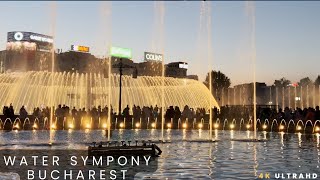 The mesmerizing world of Bucharests Water Symphony  4K Walking Tour [upl. by Airelav593]