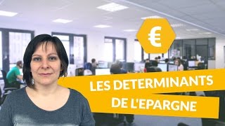 Les determinants de lepargne  Économie  digiSchool [upl. by Oninrutas]