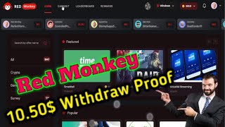 Red Monkey Review Best Earning Website  New Earning Website 2024  Freecash New Offer 2024 [upl. by Noeled517]