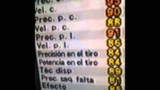 Ronaldinho pes stats  pes 6 [upl. by Zimmerman]