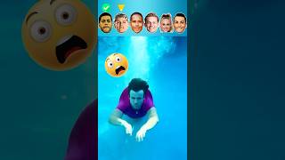 Football Players Epic Water Jump Challenge 🥶 [upl. by Ayt]