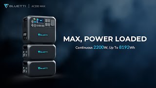 A LEGENDARY EVOLUTION  Introducing BLUETTI AC200 MAX Modular Power Station [upl. by Avis]