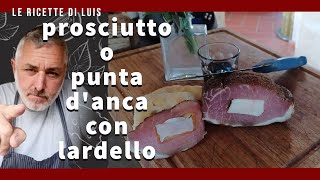 bresaola di prosciutto lardellato fatto in casa da un norcino [upl. by Eberhart624]