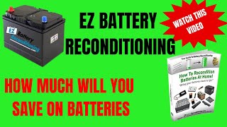 How to Recharge Dead Batteries EZ Battery Reconditioning Can Do It [upl. by Klein]