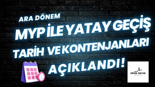 MYP İLE YATAY GEÇİŞ TARİHLERİ VE KONTENJANLARI AÇIKLANDI [upl. by Aenat]