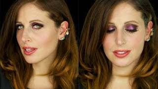 TUTORIAL TRUCCO CAPODANNO VIOLA SEXY [upl. by Tija]