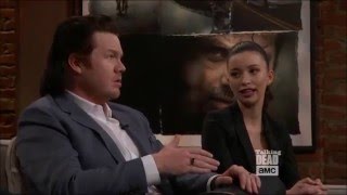 Talking Dead  Josh McDermitt on metalhead walker [upl. by Cornel114]