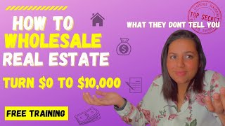 How To Wholesale Real Estate Step By Step  Learn To Start Grow and Automate Your Business [upl. by Zeuqcaj]