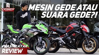 Komparasi Kawasaki ZX25R vs Kawasaki ER6N Pilih Moge Beneran atau Motor Sport 250cc 4 Silinder [upl. by Sauls]