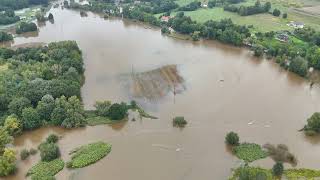 Flood 🇵🇱Poland Lower Silesia powódź 16924 4K 60fps [upl. by Aphrodite]