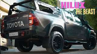 TOYOTA HILUX  THE BEAST  ONE OF THE MOST LOADED HILUX IN INDIA  MOTORGARAGE4WD [upl. by Einitsed735]