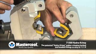 Mastercool 71500 quotHydraKrimpquot Hydraulic AC Hose Crimper [upl. by Nore]