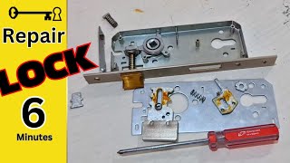 How To Assemble And Repair A Mortise Lock Door Mechanism [upl. by Lissie823]