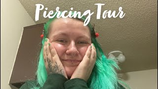 Piercing Tour and Piercings I Want 🖤 [upl. by Edorej]