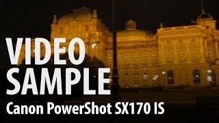 Canon PowerShot SX170 IS  night video sample [upl. by Tap404]