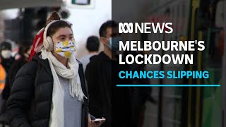 Will Melbourne make its next lockdown goal to ease restrictions We have some bad news  ABC News [upl. by Ynnub194]