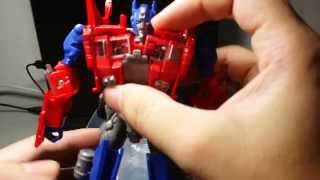 Transformers Age Of Extinction Optimus Prime Evasion mode Knock Off Boot Leg [upl. by Roselane]