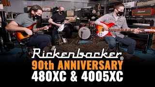 Rickenbacker 90th Anniversary 480XC and 4005XC  CME Gear Demo  Nathaniel Murphy amp Mike Larsen [upl. by Fan]