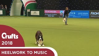 Heelwork to Music  Freestyle International Competition Part 1  Crufts 2018 [upl. by Sherrod]