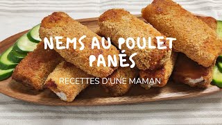 Nems panés au poulet  au Airfryer [upl. by O'Reilly78]