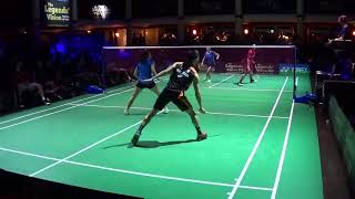 Lee Chong Wei Vs Taufik mixed doubles 2018 [upl. by Ahsatsan]