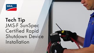 JMSF SunSpec Certified Rapid Shutdown Device Installation [upl. by Atenaz]