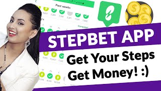 Get Paid to Walk App Review My Stepbet App Experience  Tips to Help Beginners Succeed 🚶🚶 [upl. by Drawdesemaj]