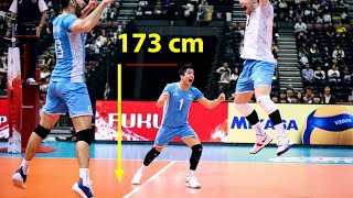 Little Genius  Height 173 m  Matias Sanchez  Smartest Plays In Volleyball [upl. by Ahab522]