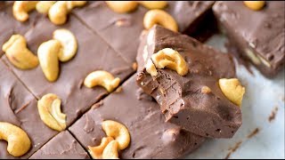 No Bake Easy Fudge Recipe [upl. by Nellda]