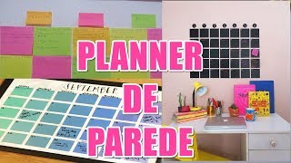 DIY Planner de parede calendário organizador [upl. by Matelda]