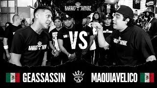 BDS 4 Geassassin 🇲🇽 vs Maquiavelico 🇲🇽  Batallas Escritas   Host Gino [upl. by Nwahsir]