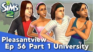 GENERATION 3 UNIVERSITY  The Sims 2 Lets Play Pleasantview  Ep 561 [upl. by Franciscka]