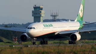 エバー航空A330が小松空港に着陸 EVA Air Airbus A330302 B16337 [upl. by Onid]