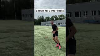 5 Drills for Center Backs ⚽️ soccer football youtubeshorts [upl. by Robbin567]