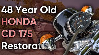 1977 CD175 Honda Restoration [upl. by Philips]