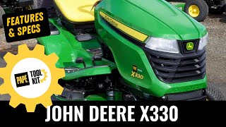 John Deere X330 Riding Lawn Mower Overview [upl. by Orfinger]