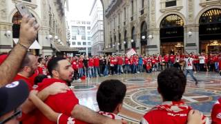 Ultras Hapoel Beer Sheva in Milan  150916 HD [upl. by Romeo]