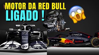 MOTOR RED BULL POWERTRAINS SENDO ACIONADO PELA PRIMEIRA VEZ  FORMULA 1 2023 [upl. by Laenaj]