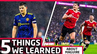 5 Things Weve Learned About Harry Maguire [upl. by Ahtebat]