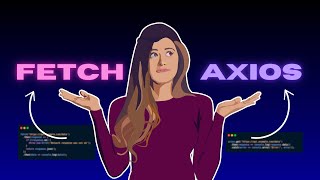 Fetch vs Axios in 1 minute [upl. by Horbal]