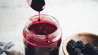 Blackberry Syrup 5 minute recipe [upl. by Tandy]