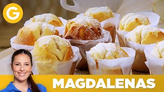 La receta ORIGINAL de Magdalenas de Estefi Colombo 💛  El Gourmet [upl. by Shaikh163]