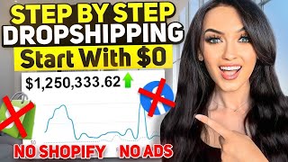 How to Start Dropshipping With 0 WITHOUT RUNNING ADS  STEP BY STEP FREE COURSE 2024 [upl. by Adiari]