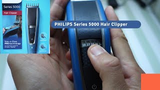 PHILIPS SERIES 5000 HAIR CLIPPER HC561215 [upl. by Aiet92]