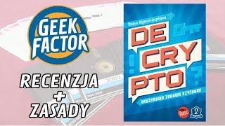 DECRYPTO  Recenzja i Zasady [upl. by Janessa]