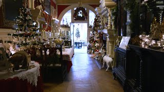 This Victorian Mansion Transforms Into Gorgeous Christmas Manor During the Holidays  My GoTo [upl. by Blum]